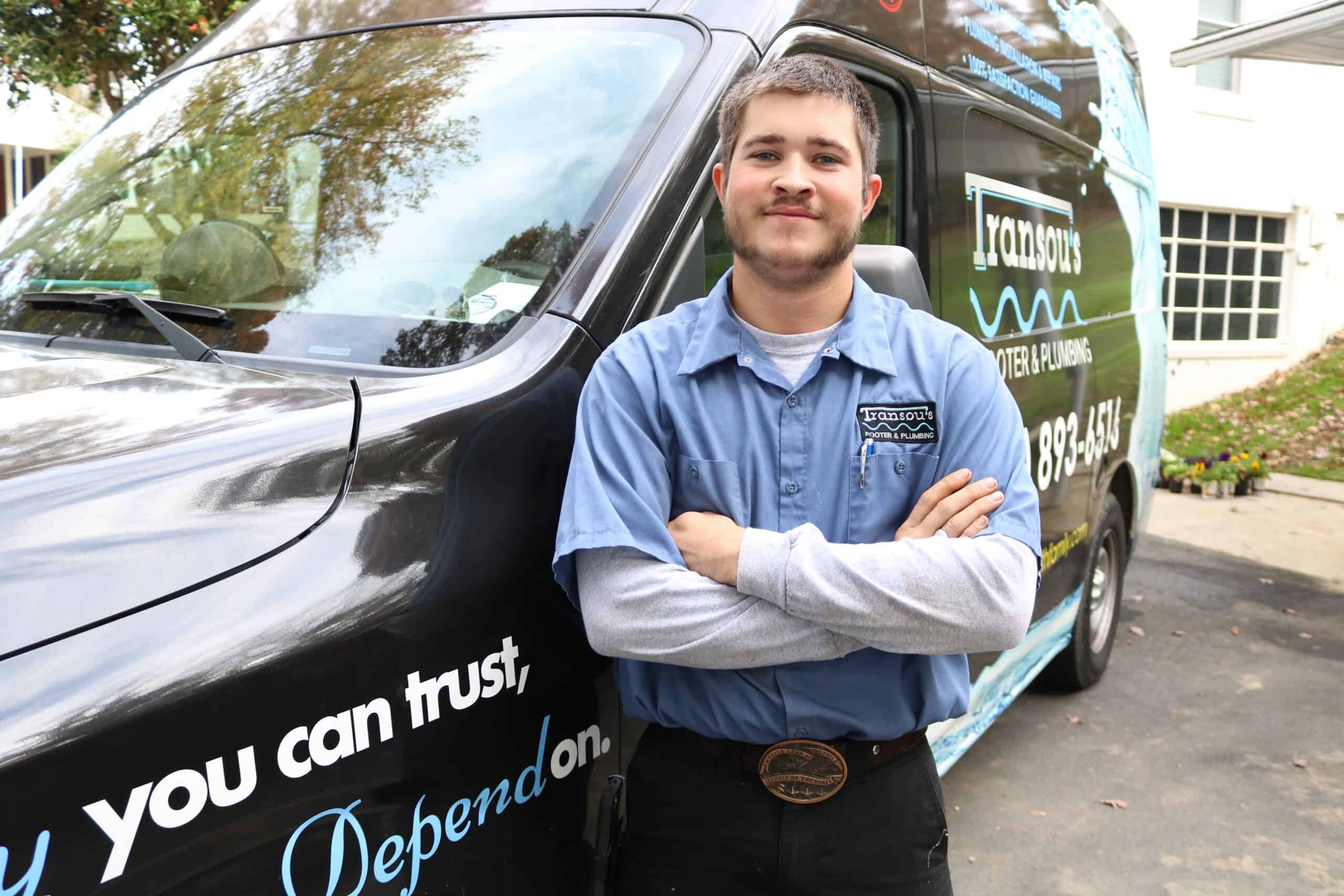 Plumber with Transou's Plumbing & Septic