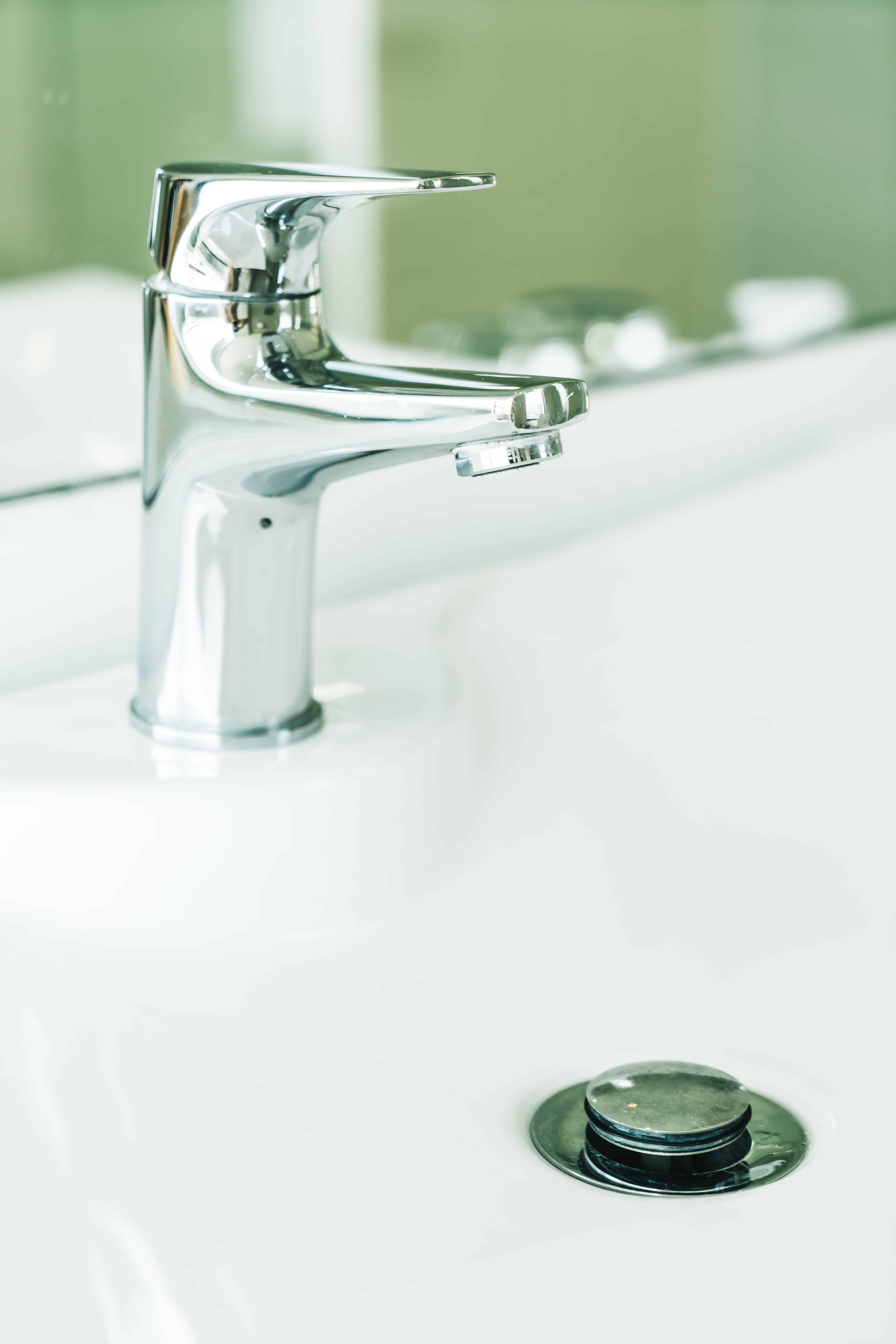 Faucet water in bathroom Faucet water in bathroom